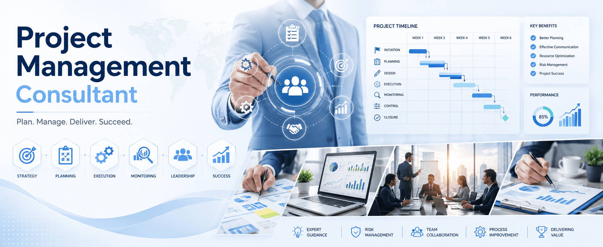 مستشار إدارة المشاريع المعتمد  Project Management Consultant