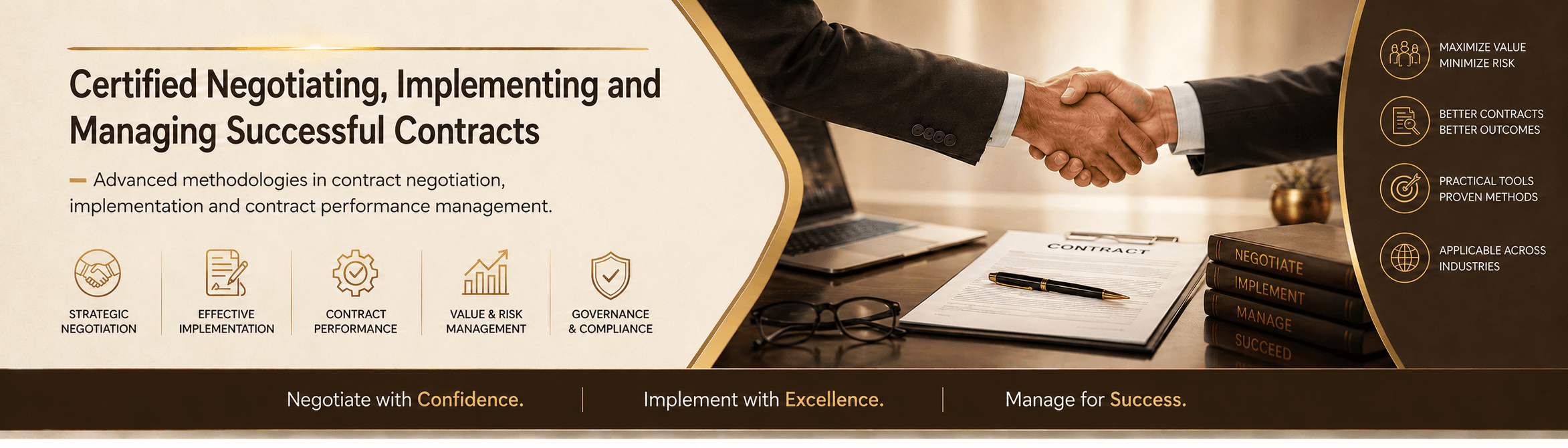 المحترف المعتمد في التفاوض على العقود وتنفيذها وإدارتها C-NIMSC™