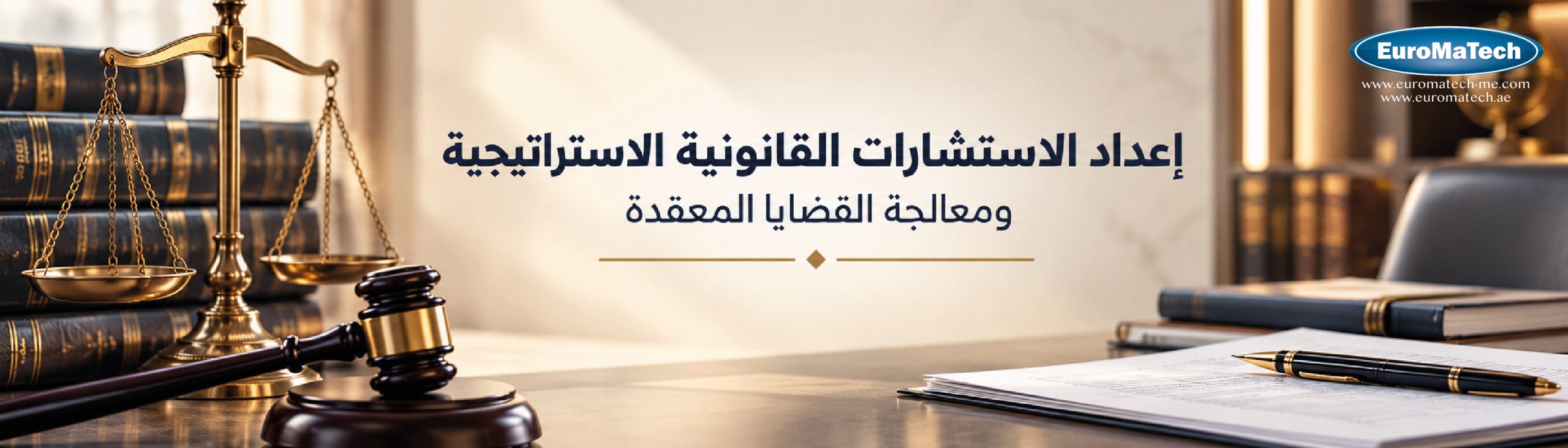 إعداد الاستشارات القانونية الاستراتيجية ومعالجة القضايا المعقدة