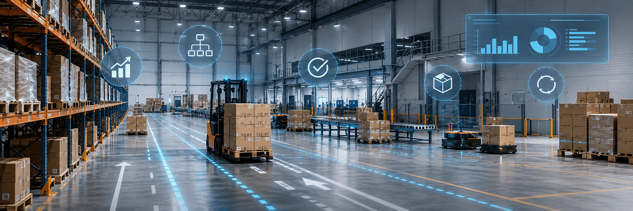 الإدارة الرشيقة للمستودعات وتدفق العمليات (Lean Warehousing)