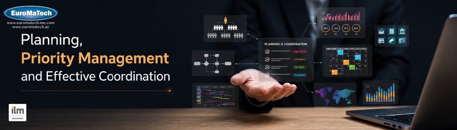 التخطيط المتقدم وإدارة الأولويات والتنسيق الفعال