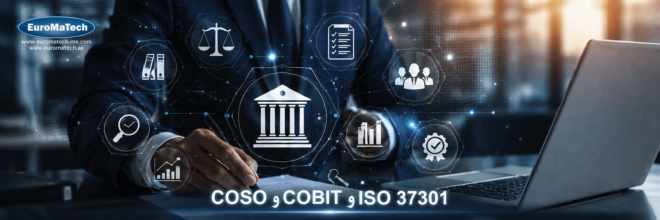 حوكمة المؤسسات وفق COSO وCOBIT وISO 37301