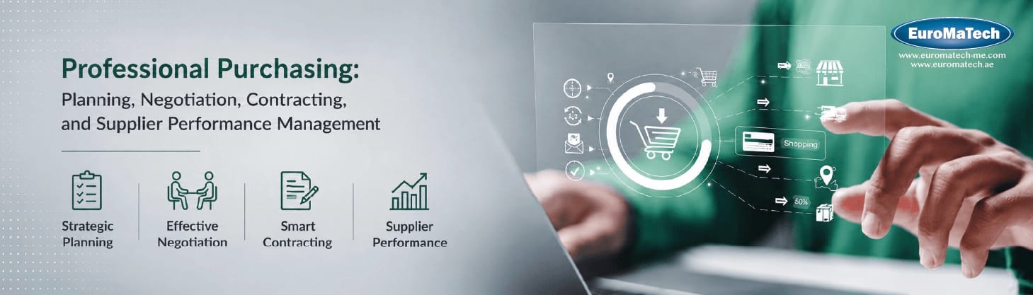 الشراء الاحترافي: التخطيط، التفاوض، التعاقد، وإدارة أداء الموردين
