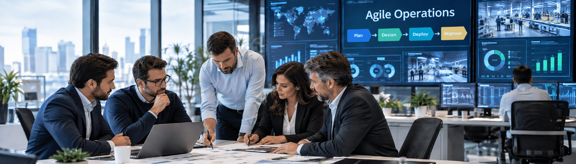 هندسة العمليات والنماذج التشغيلية المرنة (Agile Operations)
