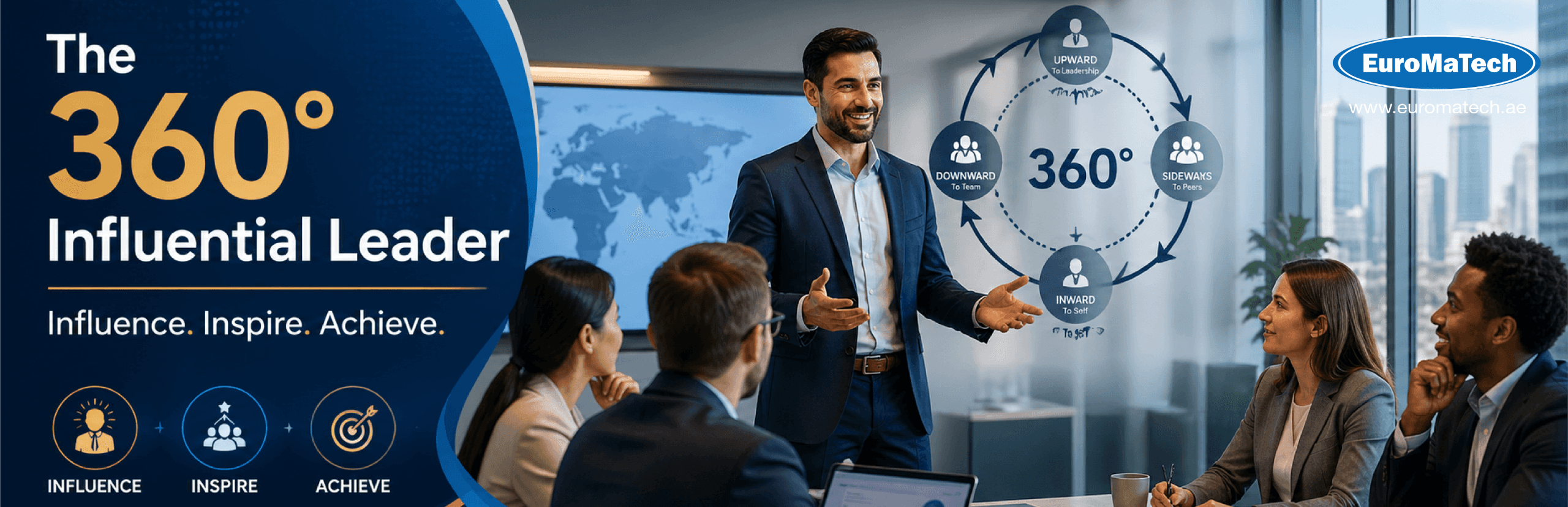 القائد المؤثر 360°: تأثير، إلهام، إنجاز The Influential Leader