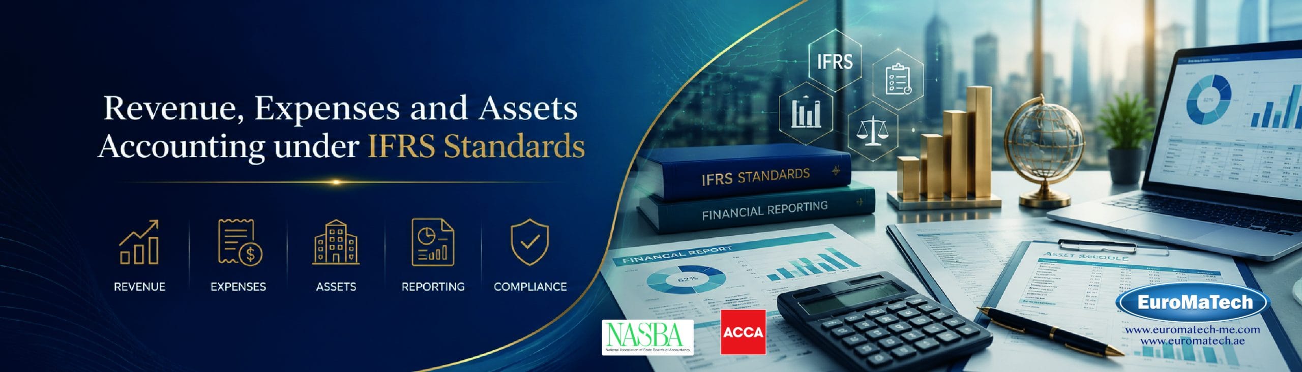 المحاسبة عن الإيرادات والمصروفات والأصول وفق IFRS