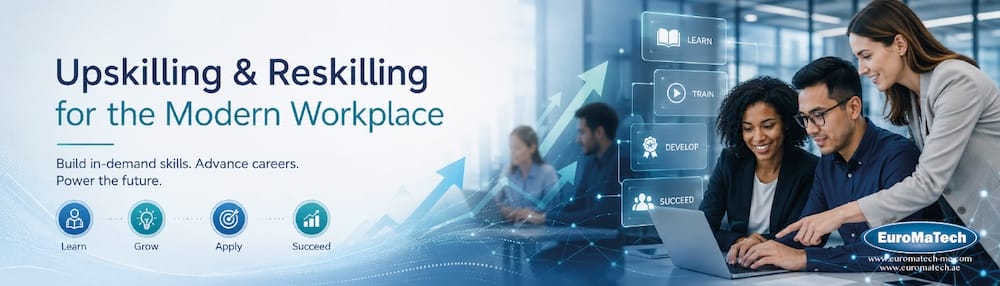 تطوير وإعادة تأهيل المهارات في بيئة العمل الحديثة Upskilling & Reskilling
