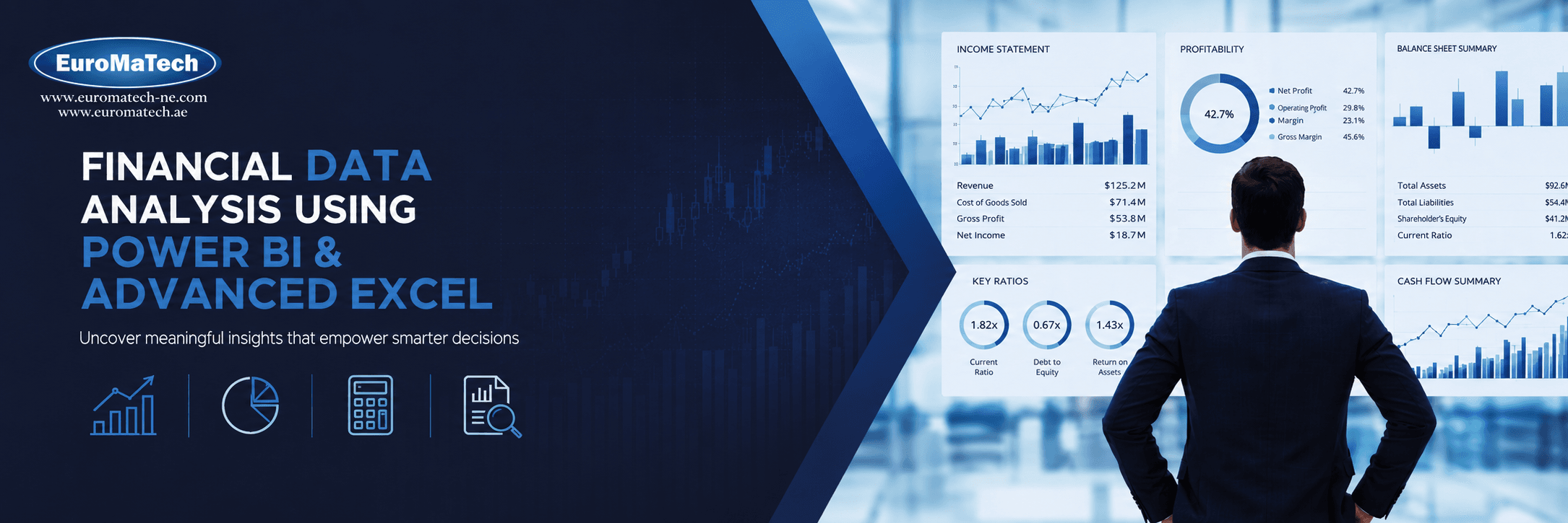 تحليل البيانات المالية باستخدام أدوات Power BI و Excel المتقدم