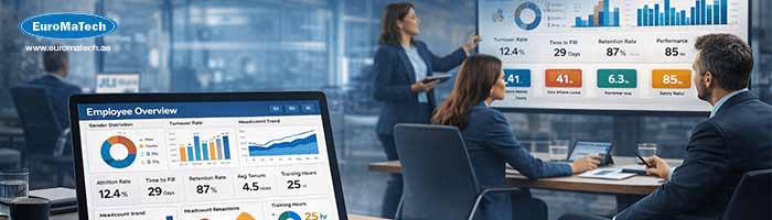 مؤشرات الموارد البشرية وتصميم لوحات الأداء التفاعلية