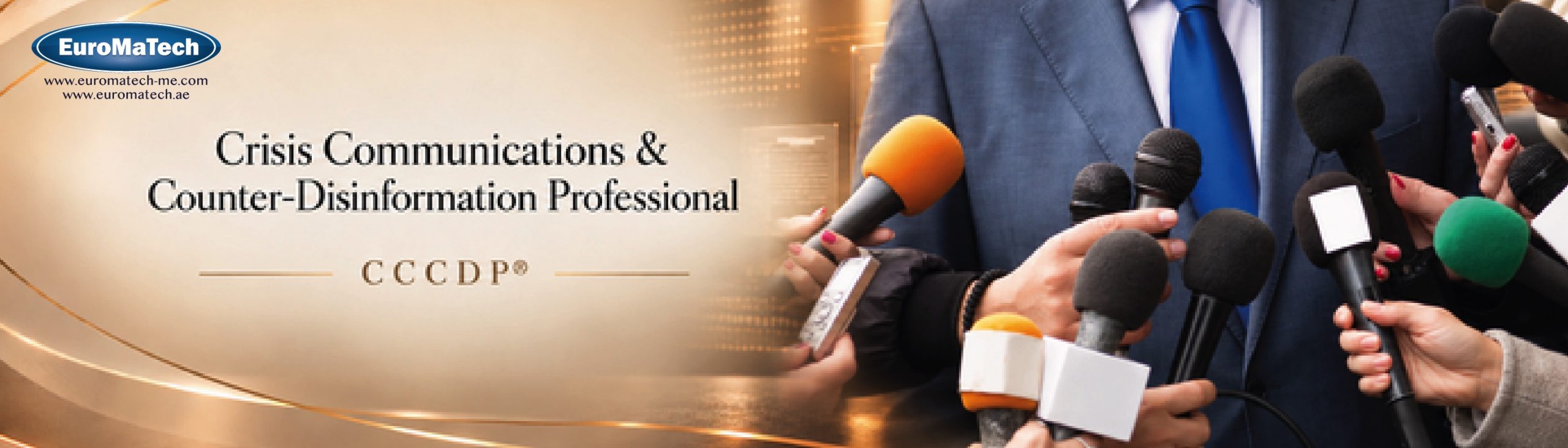 محترف اتصالات الأزمات ومواجهة التضليل الإعلامي CCCDP®