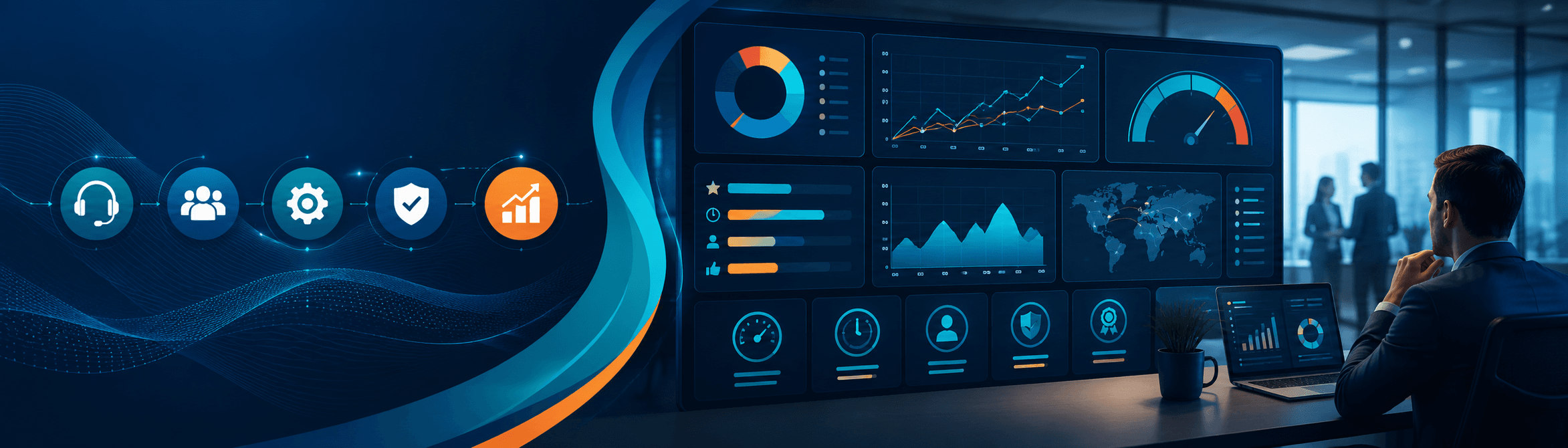 إدارة أداء الخدمات وبناء لوحات مؤشرات الأداء التفاعلية KPIs