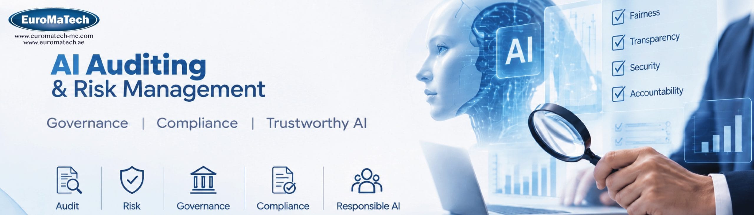 تدقيق أنظمة الذكاء الاصطناعي وإدارة المخاطر (AI Auditing)